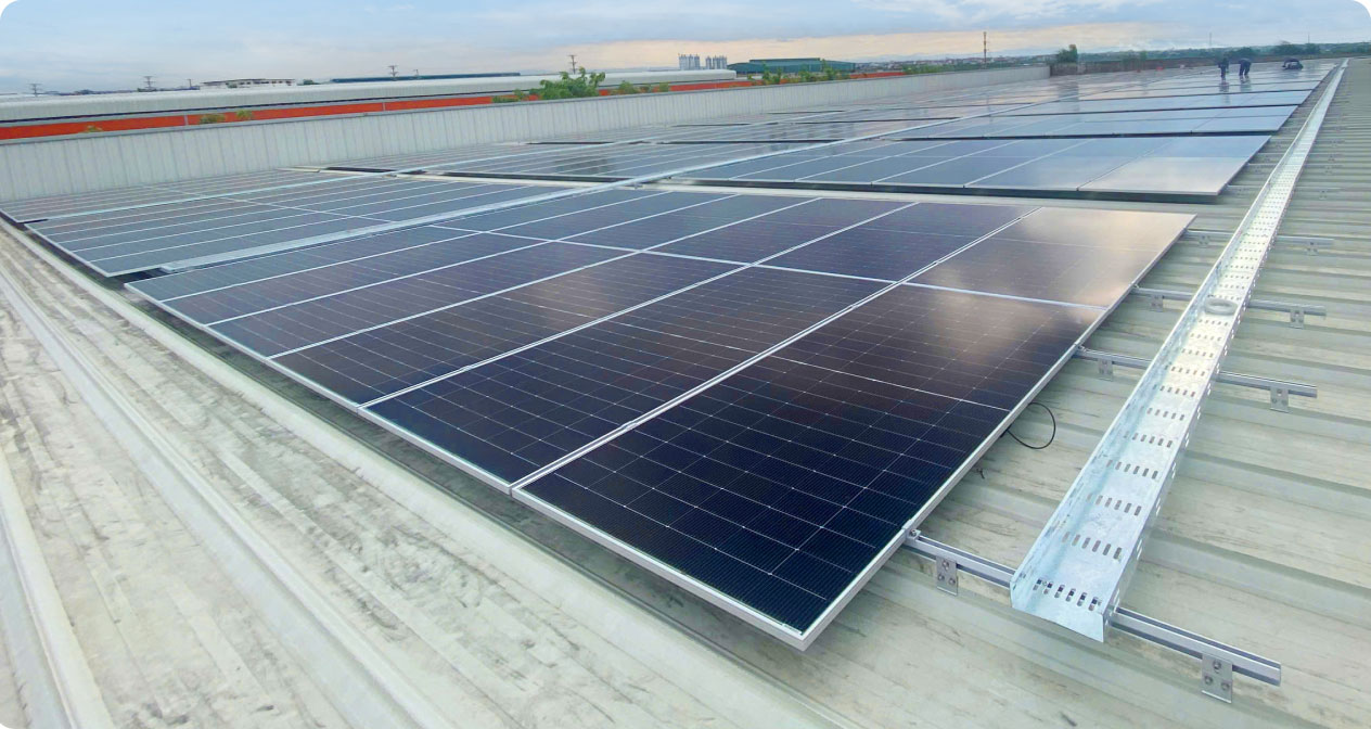 Dự án điện mặt trời 1.5MWP - Nhà Máy Tecomen