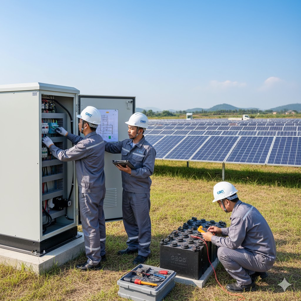 Dịch vụ O&M trọn đời – Đồng hành suốt vòng đời hệ thống Tối ưu sản lượng – đảm bảo an toàn – vận hành đúng hiệu suất cam kết