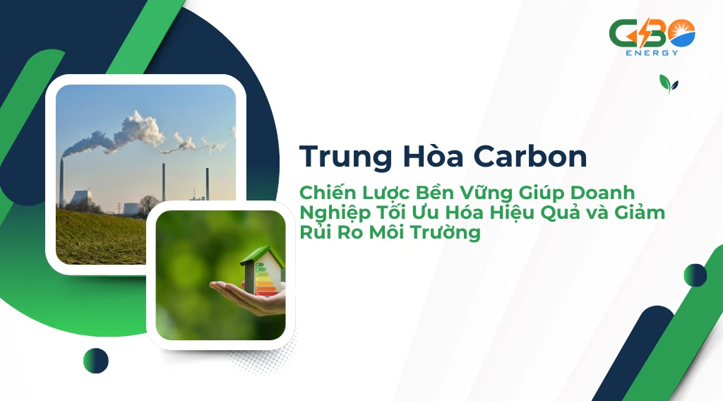 Trung Hòa Carbon: Chiến Lược Bền Vững Giúp Doanh Nghiệp Tối Ưu Hóa Hiệu Quả và Giảm Rủi Ro Môi Trường
