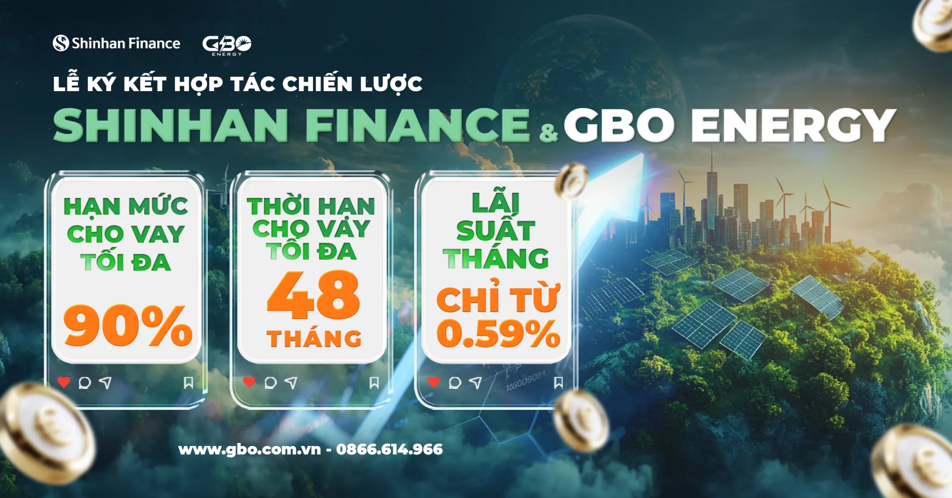 Shinhan Finance & GBO Energy: Bắt Tay Kiến Tạo Tương Lai Năng Lượng Xanh